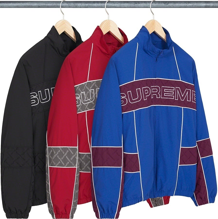 Jacquard Panel Track Jacket